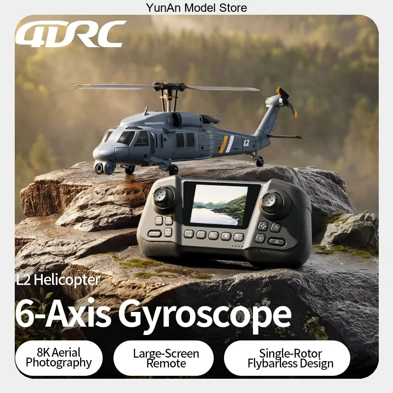 4DRC L2 8K UHD FPV RC Helicopt - đánh giá và giá Rc Helicopter Single Rotor